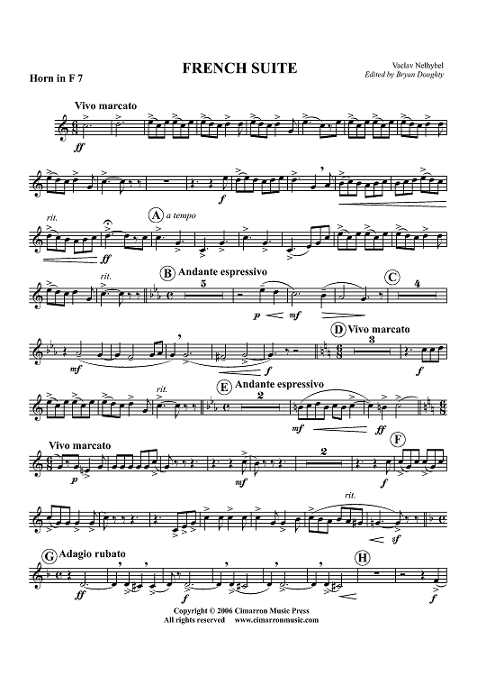 French Suite - Horn 7 in F