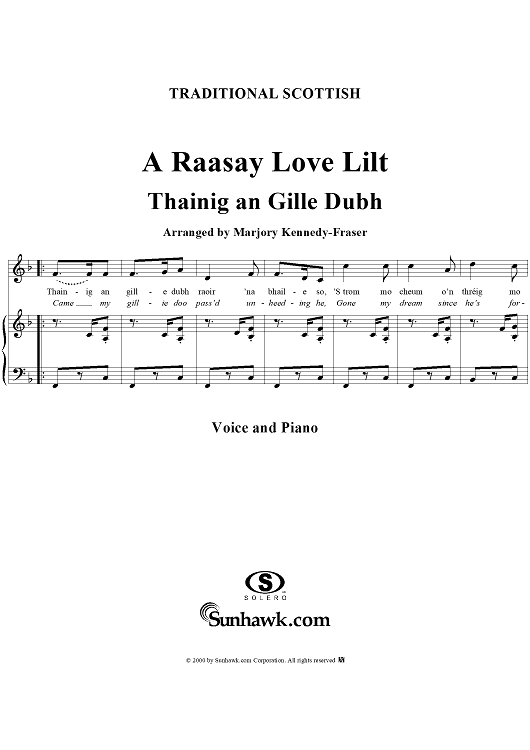 A Raasay Love Lilt