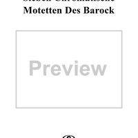 Sieben Chromatische Motetten Des Barock, vol.14, IV