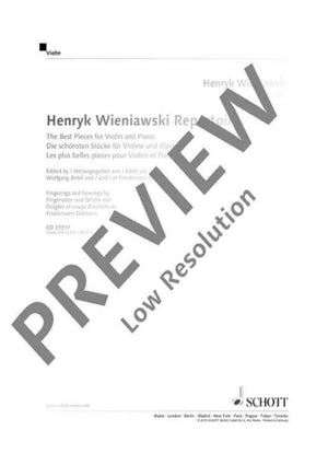 Henryk Wieniawski Repertoire