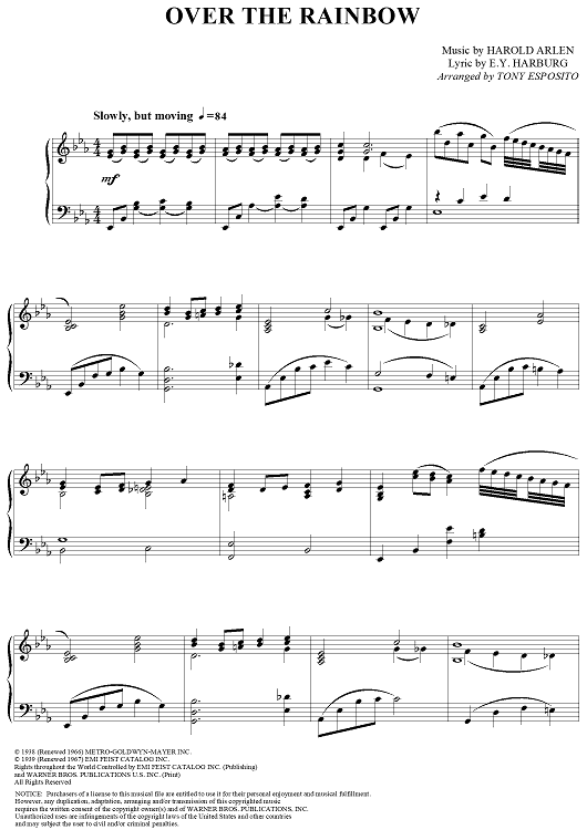 (Somewhere) Over the Rainbow