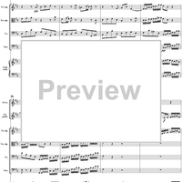 Brandenburg Concerto No. 5: Allegro - Score