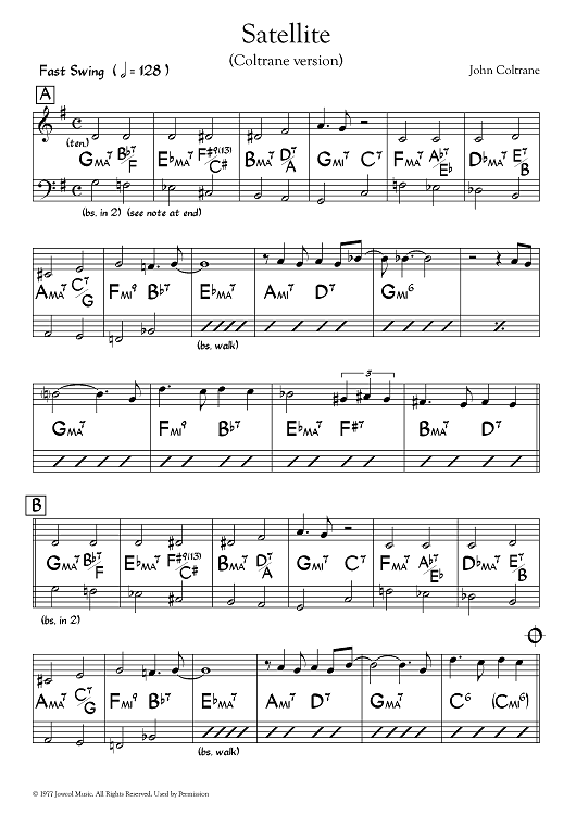 Satellite (Coltrane version) - C Instruments