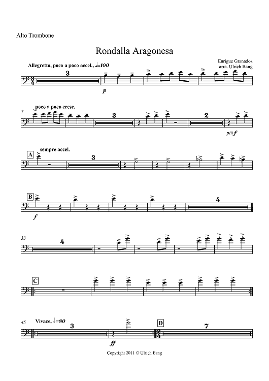 Rondalla Aragonesa - Alto Trombone