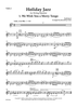 Holiday Jazz - Violin 1
