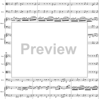 Double Clavier Concerto No. 3 in C Minor, Movement 2   (BWV 1062) - Score