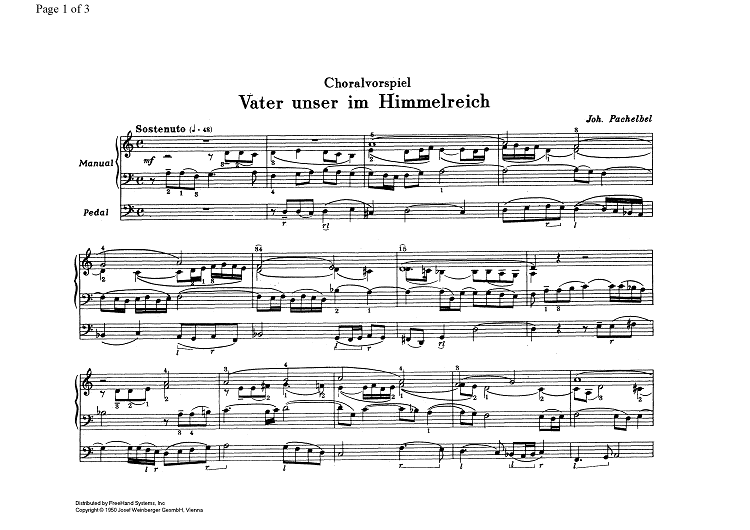 Choral Prelude on "Vater unser im Himmelreich"