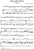 Allegro in B-flat Major, K372 - Piano Score