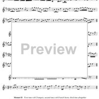 Music for the Royal Fireworks - Oboe 2/Violin 2