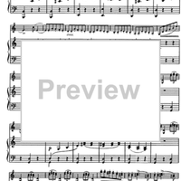 Valse-scherzo for Violin and Orchestra in C major (C-dur) - Score