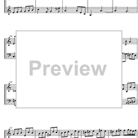 Suite  2 a minor BWV 807 - Score