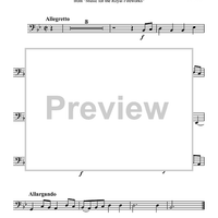 Bouree from "Music for the Royal Fireworks" - Tuba 1