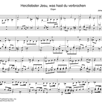 Herzliebster Jesu, was hast du verbrochen BWV 1093