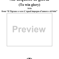 All'acquisto di gloria  (To Win Glory)