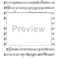 Fünffstimmigter blasender Music - B-flat Trumpet 2