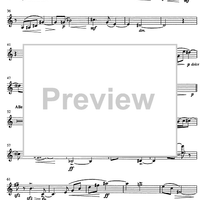 Preludij st. 4 za Burlesko - E-flat Baritone Saxophone