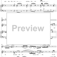 "Ich will nach dem Himmel zu", Aria, No. 3 from Cantata No. 146: "Wir müssen durch viel Trübsal" - Piano Score