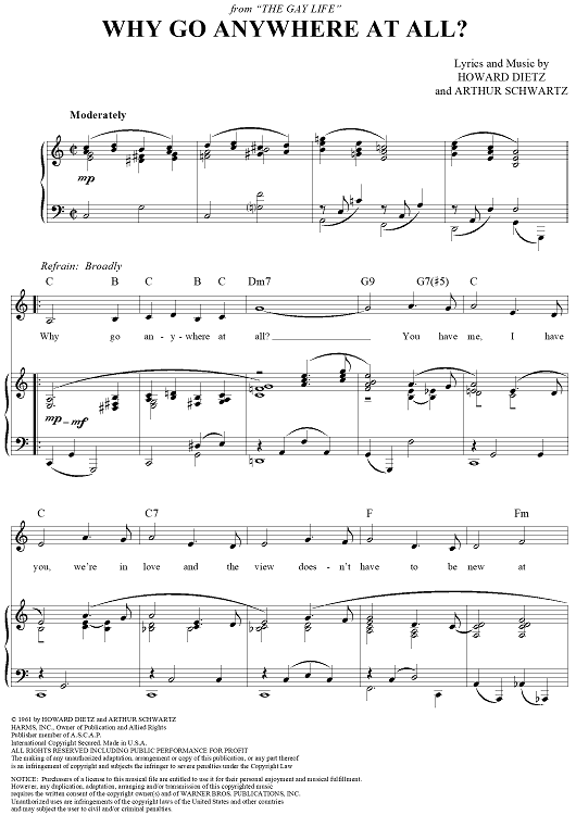 Why Go Anywhere At All?