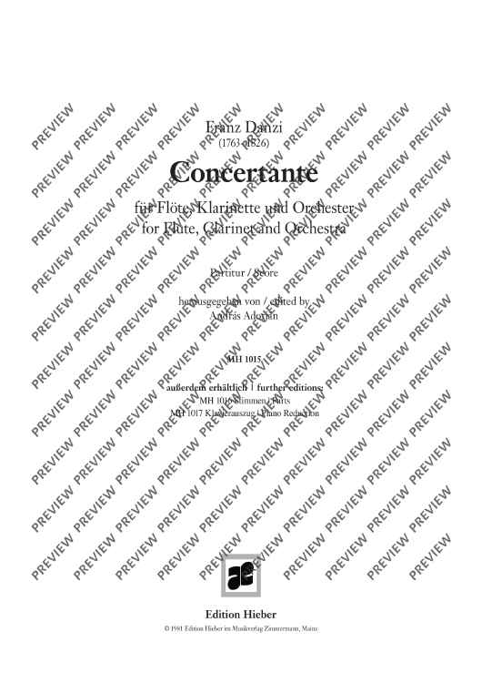 Concertante - Score