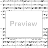 Music for the Royal Fireworks, No. 3: La Paix - Score