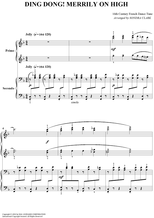 Ding Dong! Merrily on High