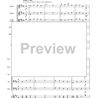 Water Music (Minuet and Bourrée) - Score