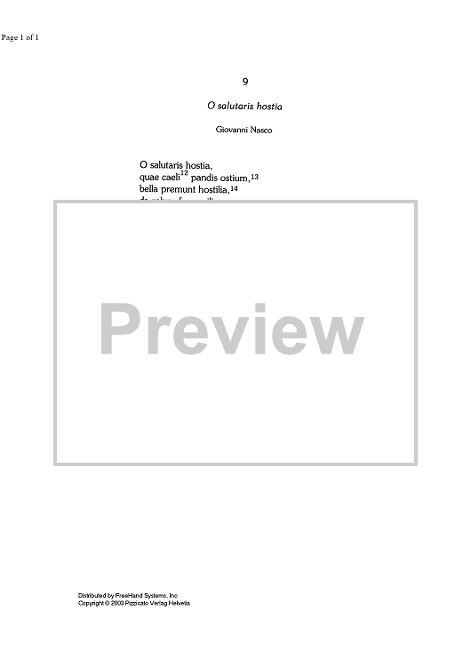 O salutaris hostia - Lyrics