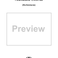 Autumn Storm, Op. 18, No. 4