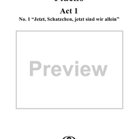 Fidelio, Op. 72, No. 1: "Jetzt, Schätzchen, jetzt sind wir allein"