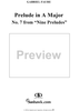 Prelude in A major  - No. 7 from "Nine Preludes" op. 103