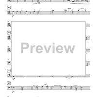 Prelude and Fugue for Cello Quartet or Choir - Cello 4