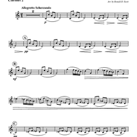 Bagatelle No. 1 - Clarinet 2 in B-flat