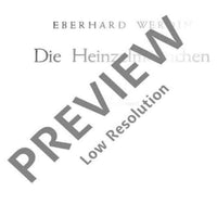 Die Heinzelmännchen - Choral Score