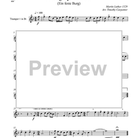 A Mighty Fortress - Trumpet 1 in B-flat