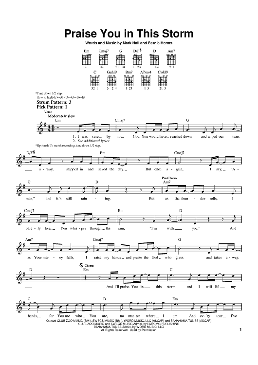 Praise You In This Storm