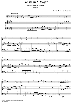 Sonata in A major  Op. 91, No. 5