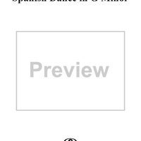 Spanish Dance in G Minor, Op. 12, No. 2 - Flute