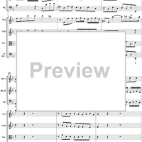 Water Music Suite no. 1 in F major, no. 10: Allegro moderato - Full Score