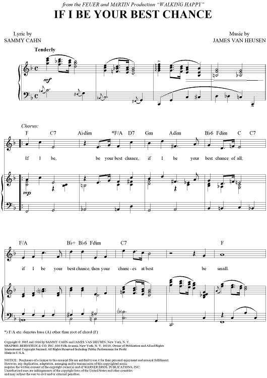 If I Be Your Best Chance