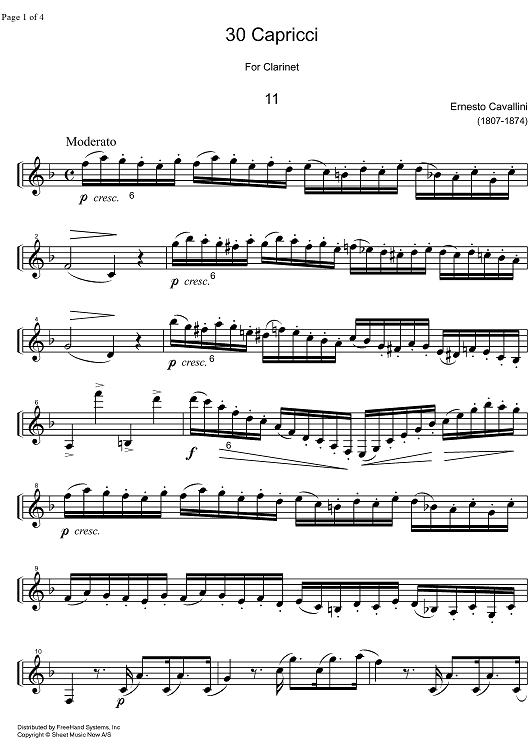 Capriccio No.11 F Major