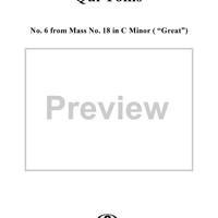 Qui tollis - No. 6 from Mass no. 18 in C minor ("Great")   - K427 (K417a)