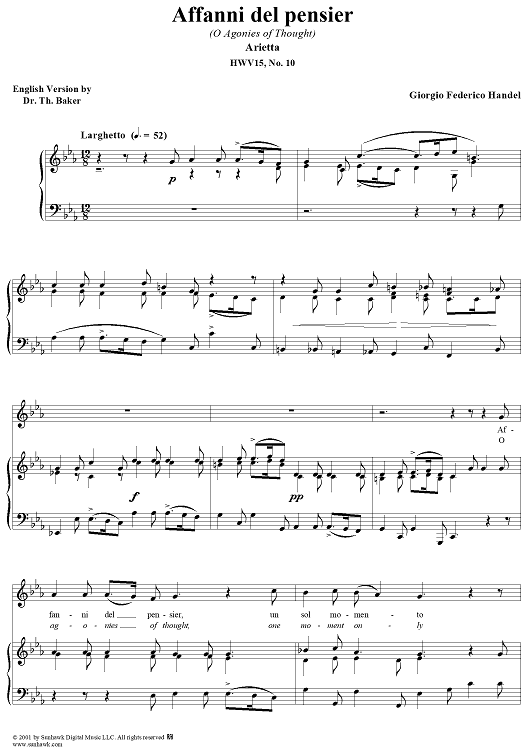 Affanni del pensier  (O Agonies of Thought)