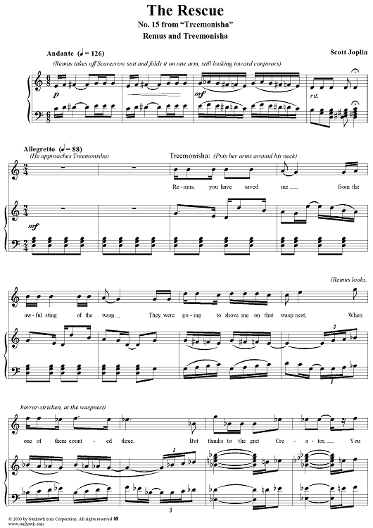 Treemonisha, No. 15: The Rescue