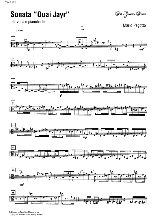 Sonata "Quai Jayr" - Piano