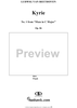 Mass in C Major, No. 1: Kyrie - Full Score