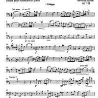 Un hommage à Nadia Boulanger Op.159 - Cello