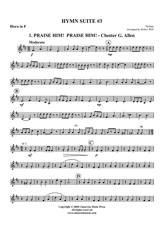 Hymn Suite #3 - Horn in F