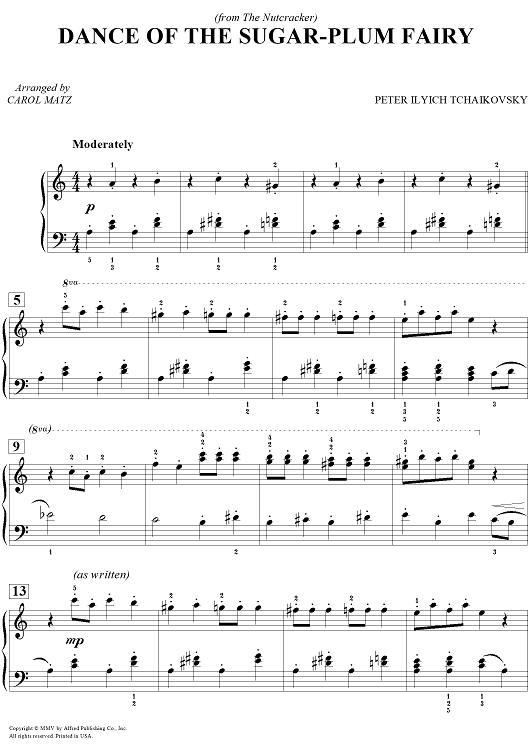 Dance of the Sugar-Plum Fairy (from the Nutcracker)