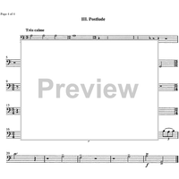 Prélude, Passacaille et Postlude - Bassoon
