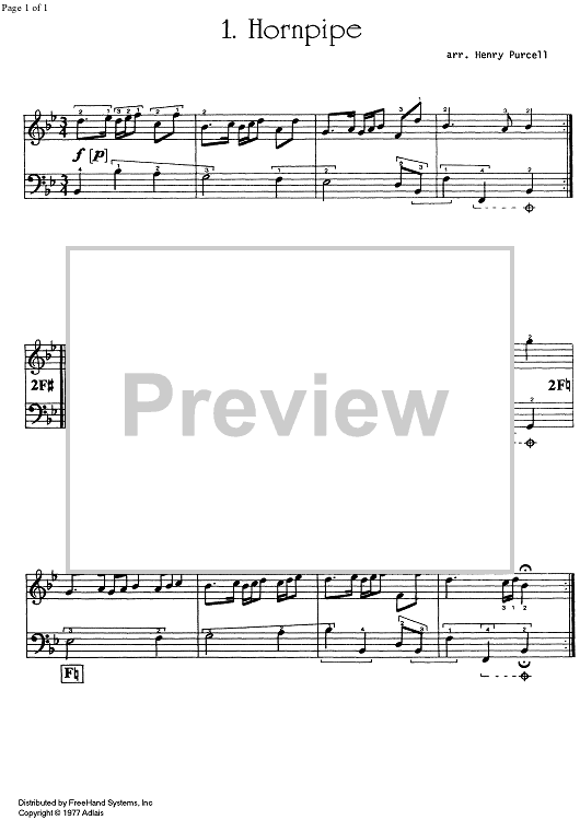 Hornpipe from Abdelazer